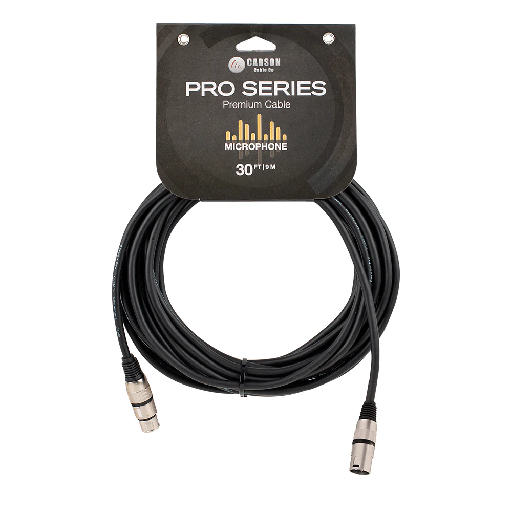 CARSON Premium 30FT Microphone Cable