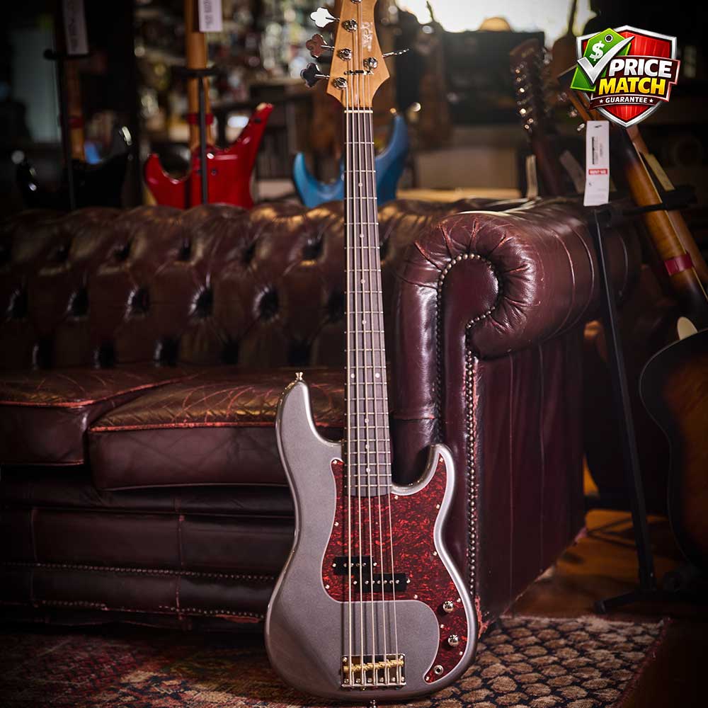 JET JPB-305 CRC-R Bass 5 String Charcoal - Image 2