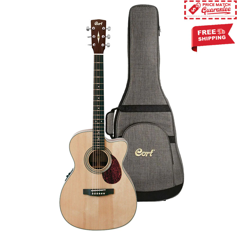 CORT L500E OM Acoustic Electric Cutaway - Image 4