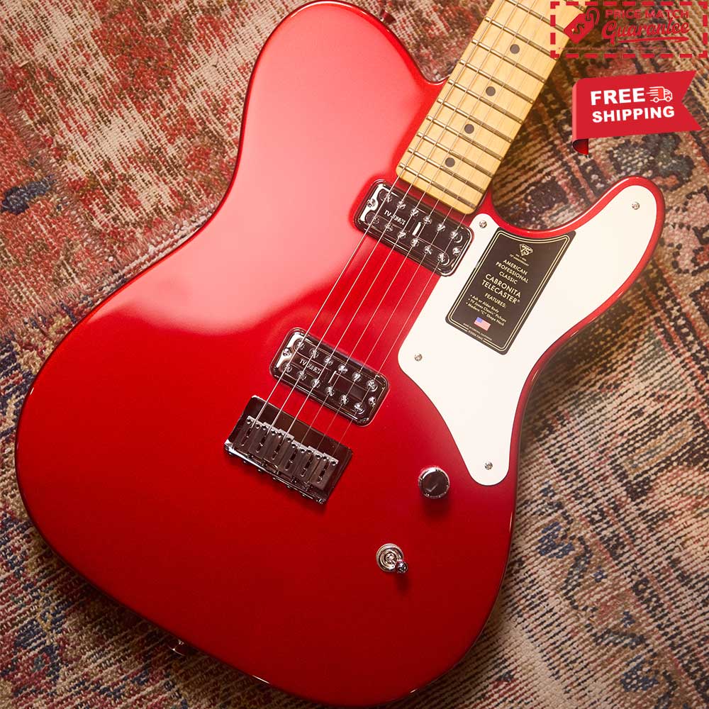 FENDER 75th Anniversary American Pro Classic Cabronita Telecaster - Candy Red - Image 4