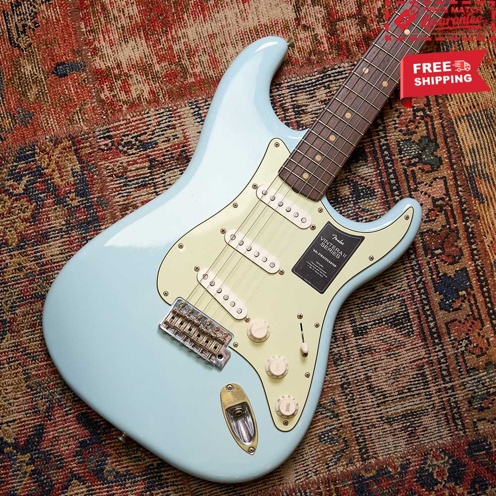 FENDER Ltd Ed Vintera II Road Worn '60s Stratocaster Sonic Blue