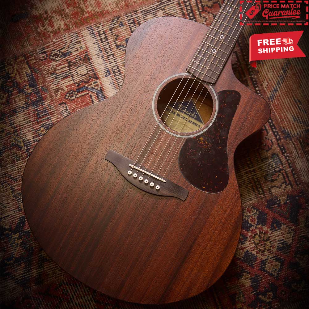FENECH Delta Blues Grand Auditorium Cutaway - Image 5