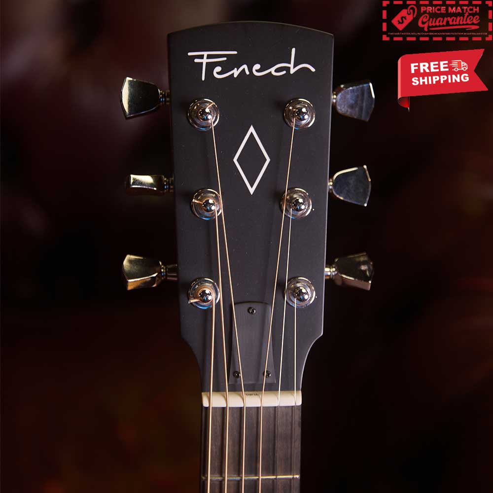 FENECH Delta Blues Grand Auditorium Cutaway - Image 8