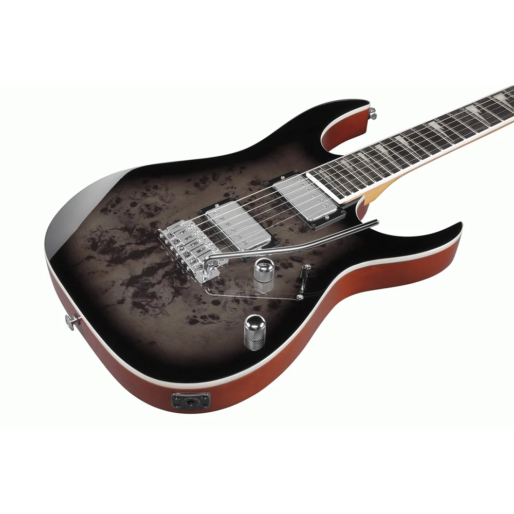 IBANEZ RG220PA1 - Transparent Brown Black Burst - Image 4