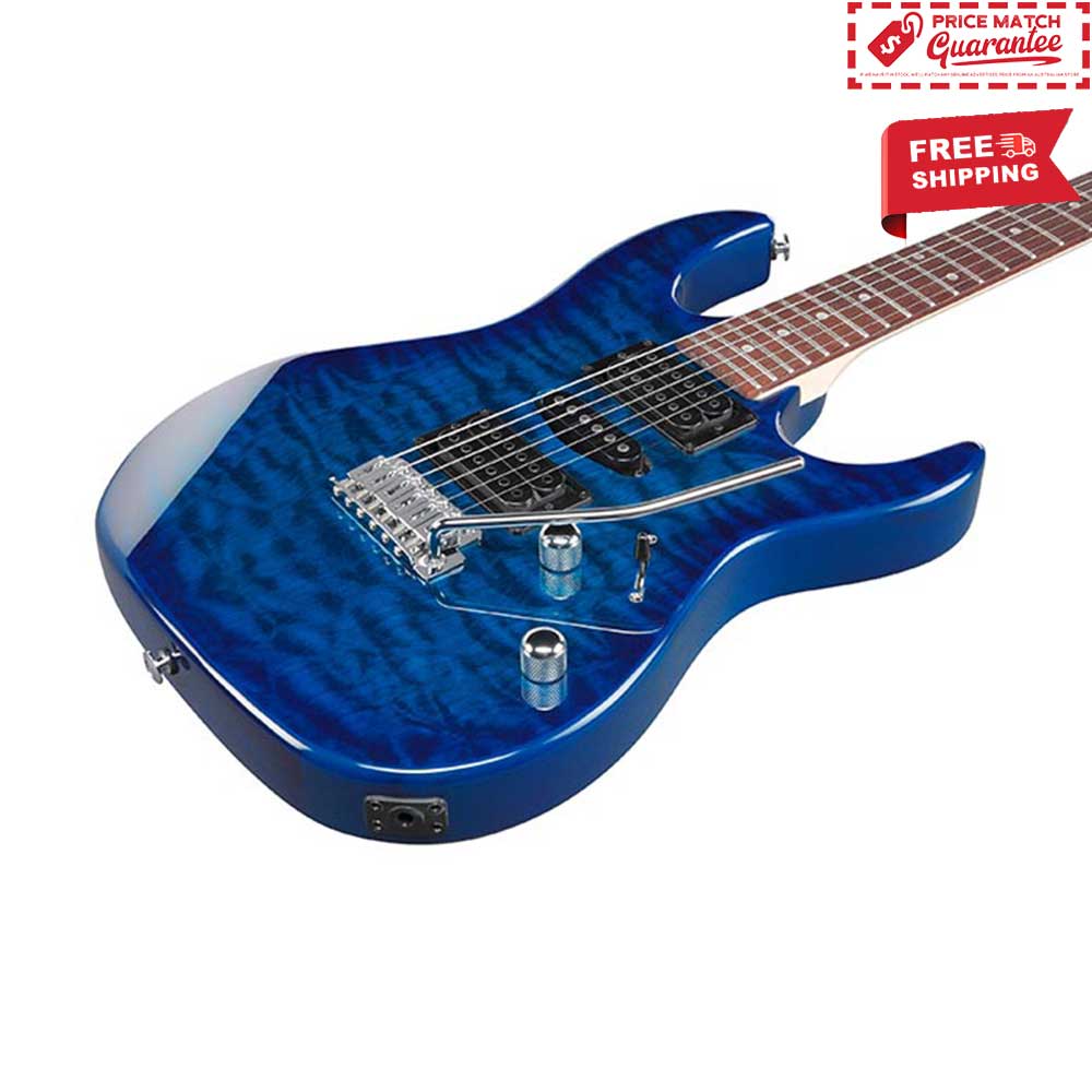 Ibanez RX70QA GIO – Transparent Blue Burst - Image 2