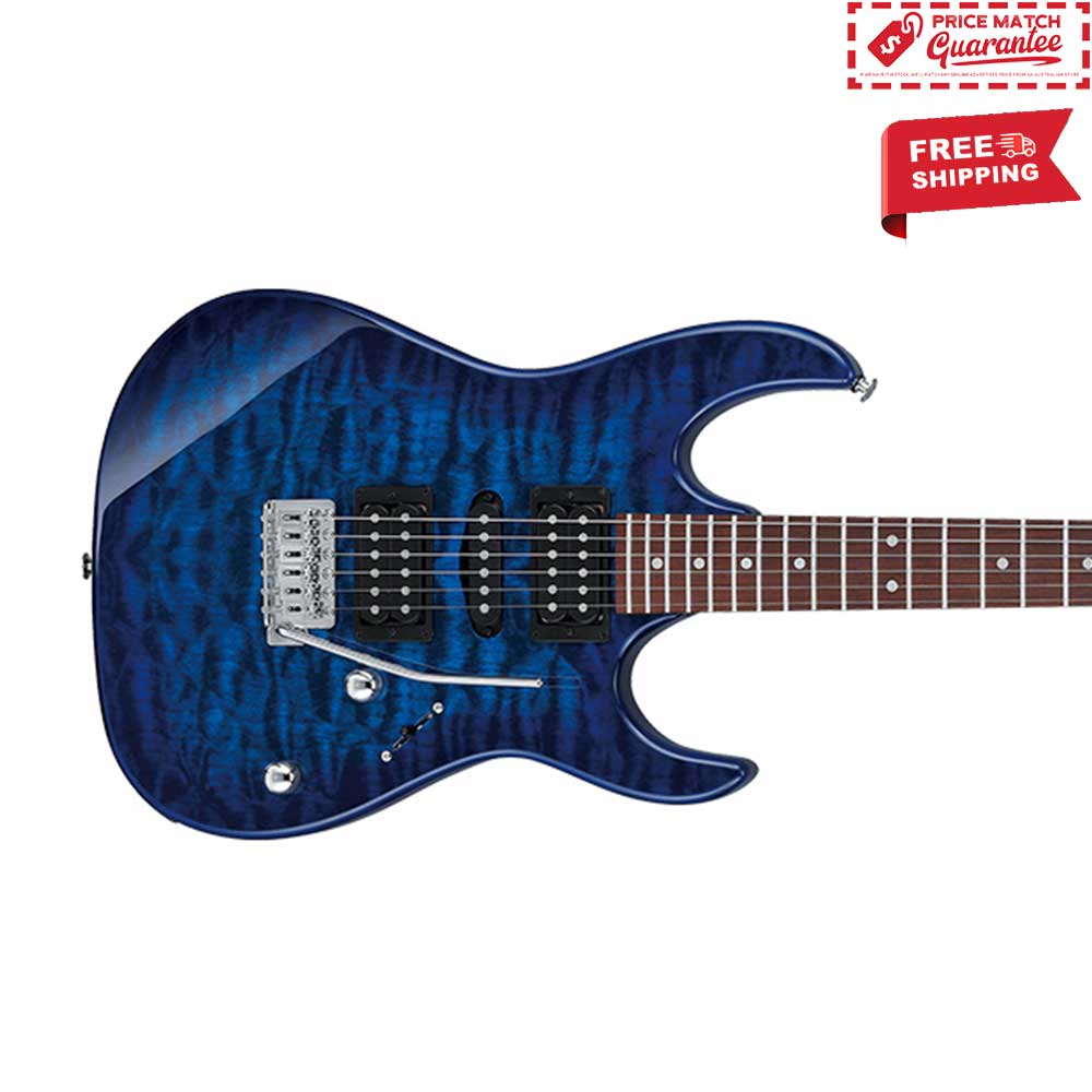 Ibanez RX70QA GIO – Transparent Blue Burst - Image 5