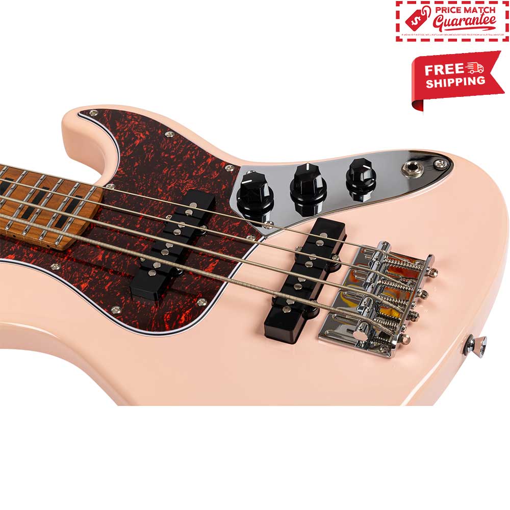 JET JB-300 Travel Bass Shell Pink - Image 5