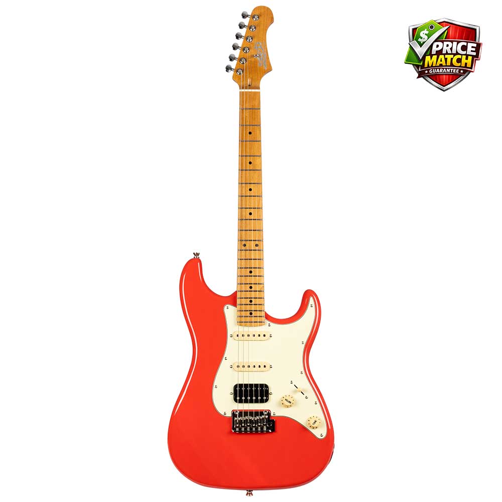 JET JS-400 HSS Electric Guitar - Coral Red