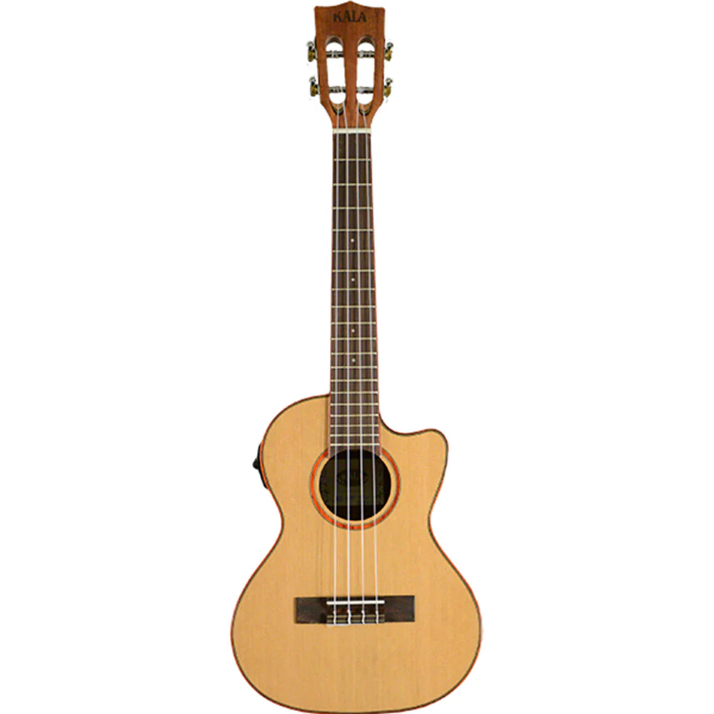 KALA Solid Cedar Tenor Ukulele C-Way - Electric - Image 2