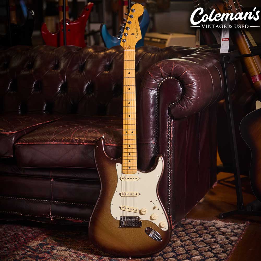 PRELOVED FENDER American Ultra  Strat Mocha Burst - Image 2