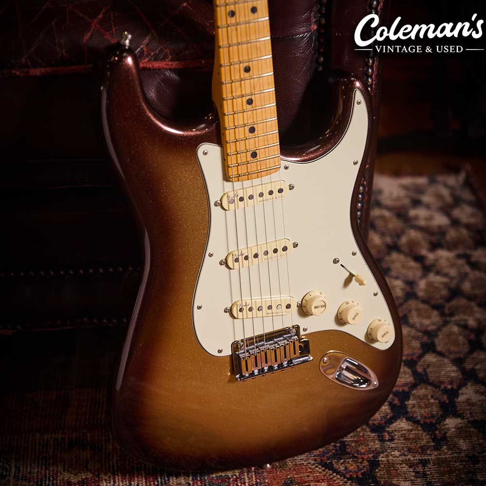 PRELOVED FENDER American Ultra  Strat Mocha Burst - Image 3
