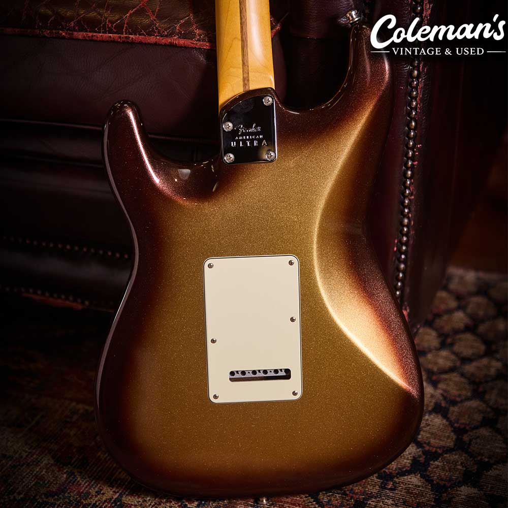 PRELOVED FENDER American Ultra  Strat Mocha Burst - Image 4