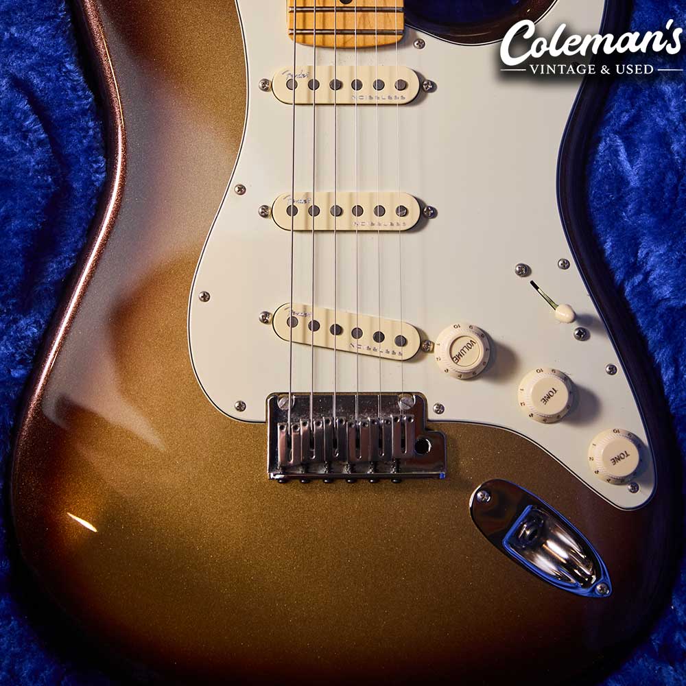 PRELOVED FENDER American Ultra  Strat Mocha Burst - Image 9