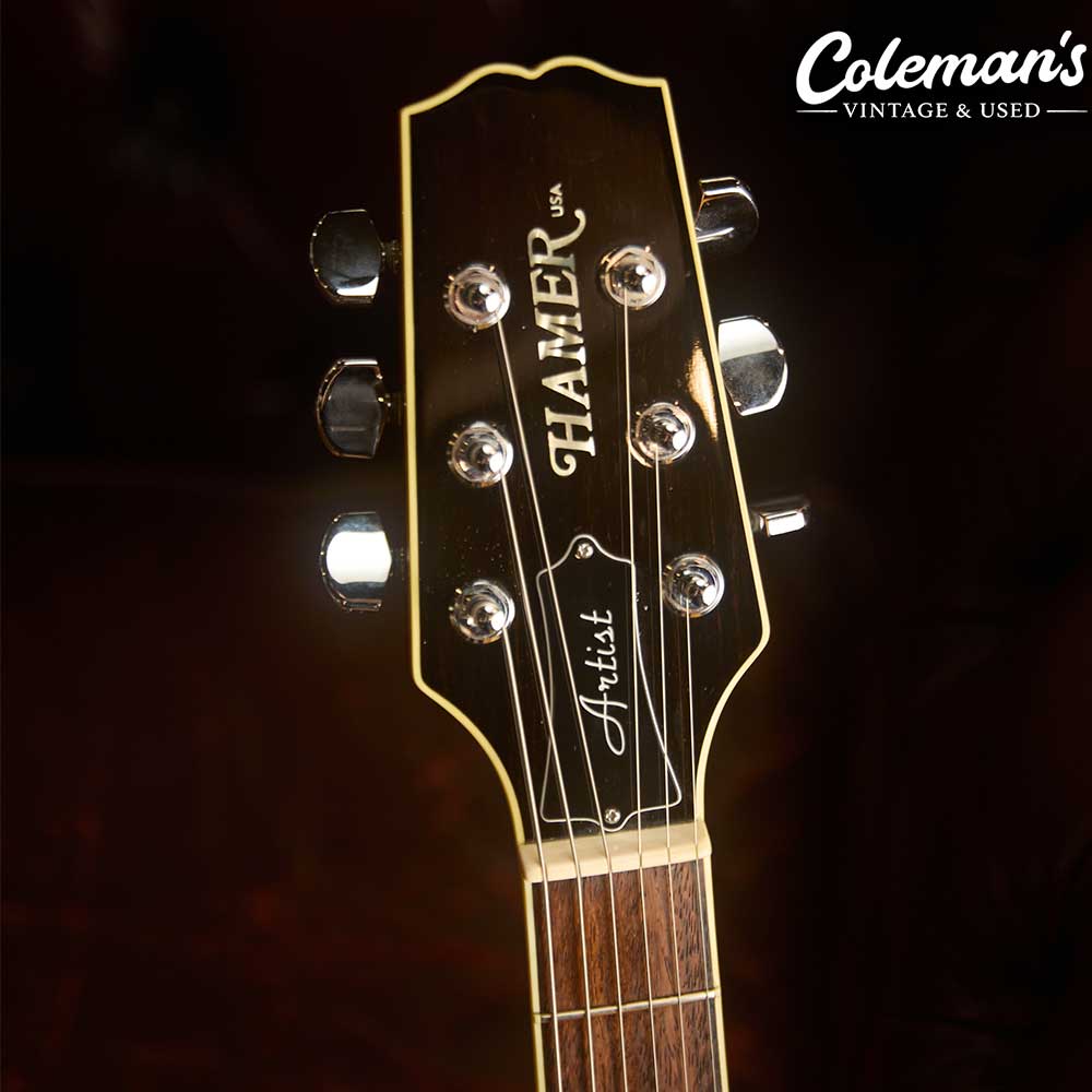 PRELOVED HAMER USA Artist Double Cutaway Custom - Honey - Image 5