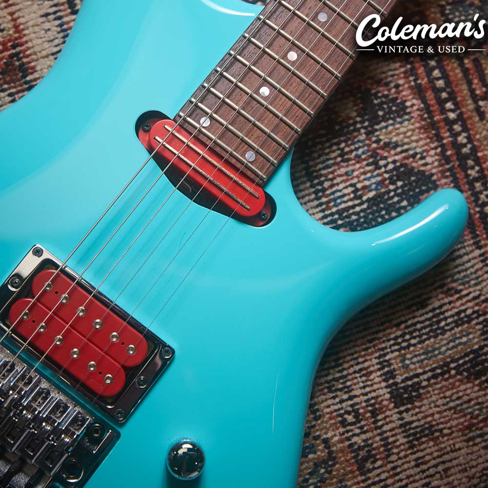 PRELOVED IBANEZ JS2410 Joe Satriani SKY BLUE w/case - Image 5