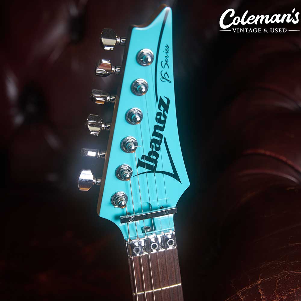 PRELOVED IBANEZ JS2410 Joe Satriani SKY BLUE w/case - Image 7