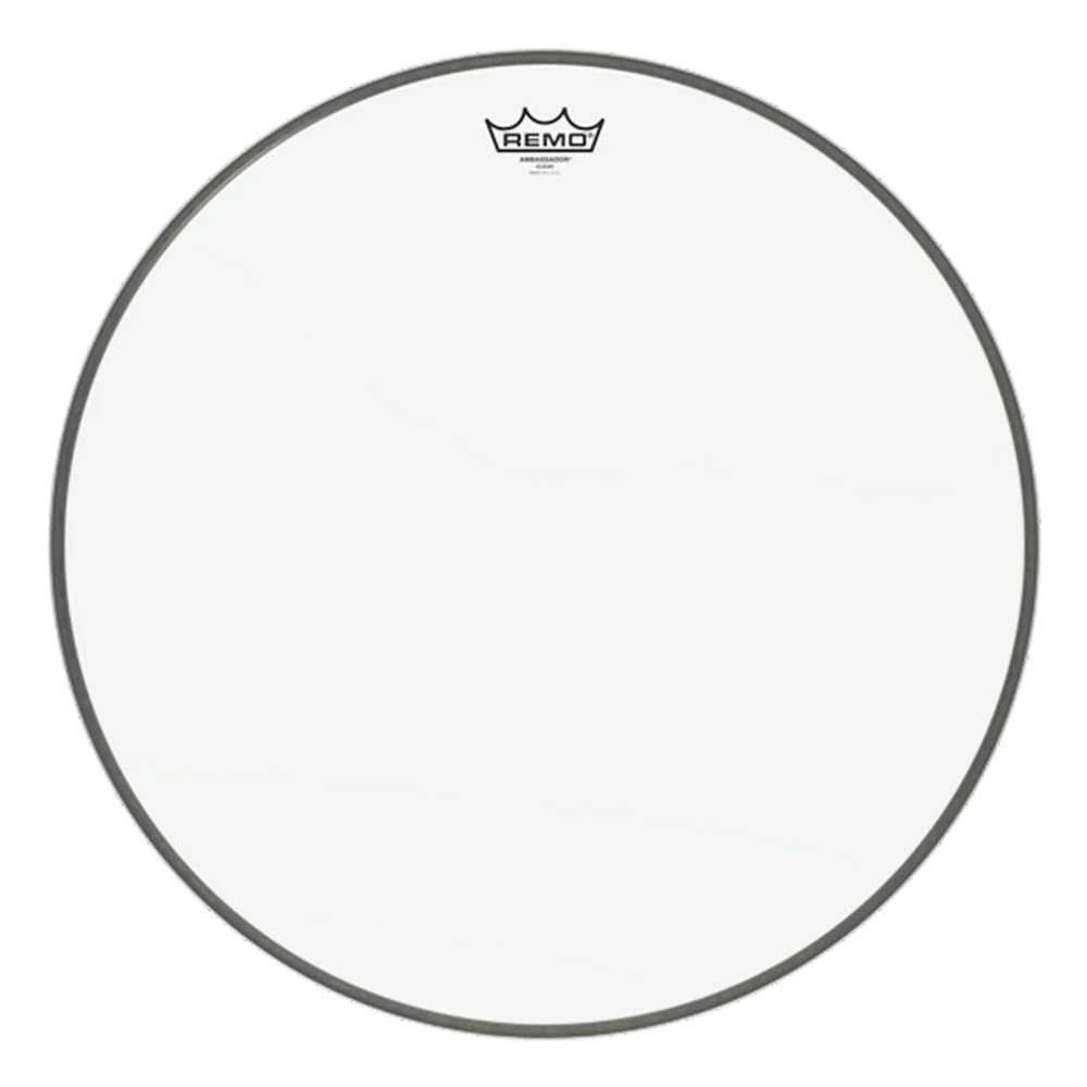 REMO Ambassador 20" Bass Drum - Clear