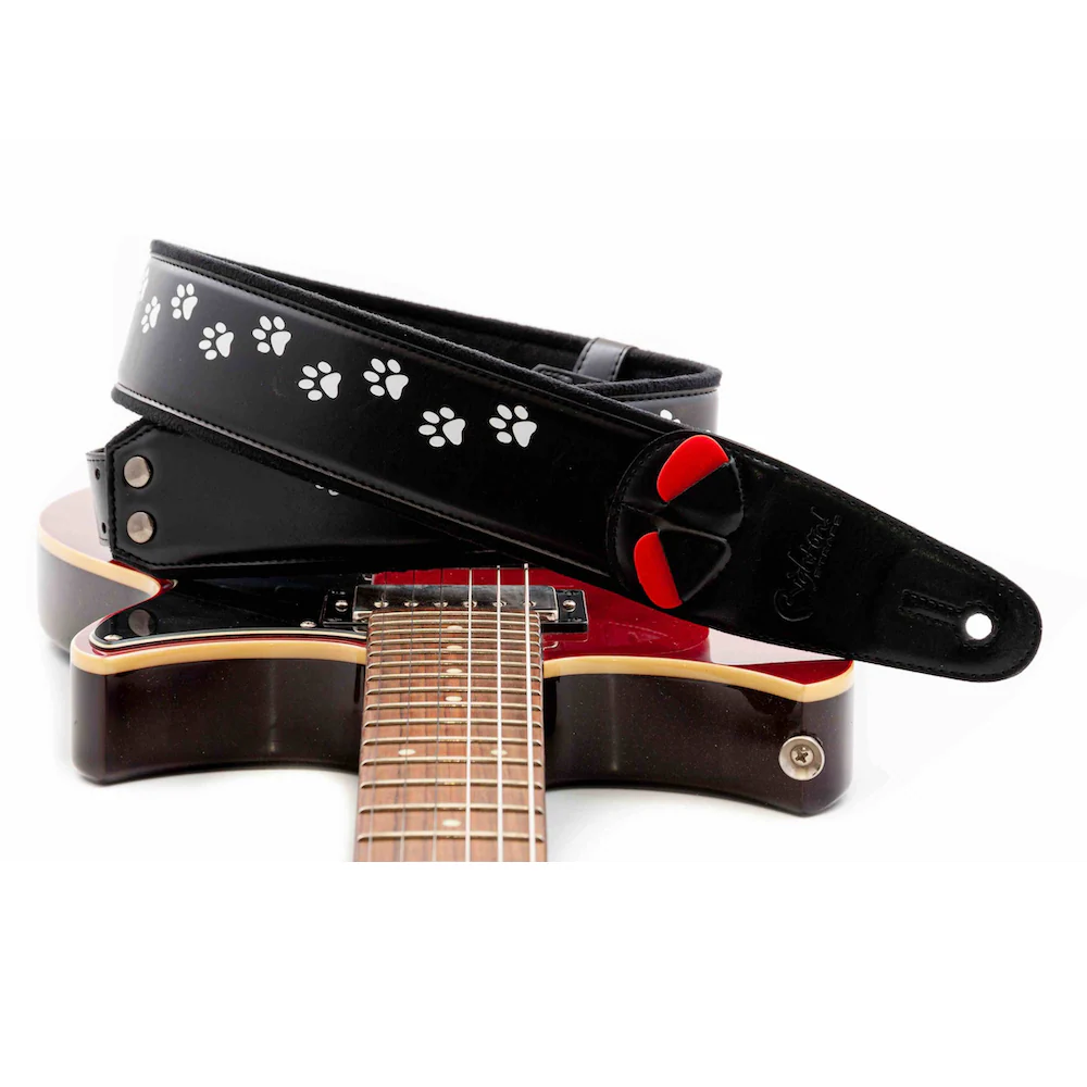 Right On Straps MOJO Cat Black Guitar Strap - Image 2