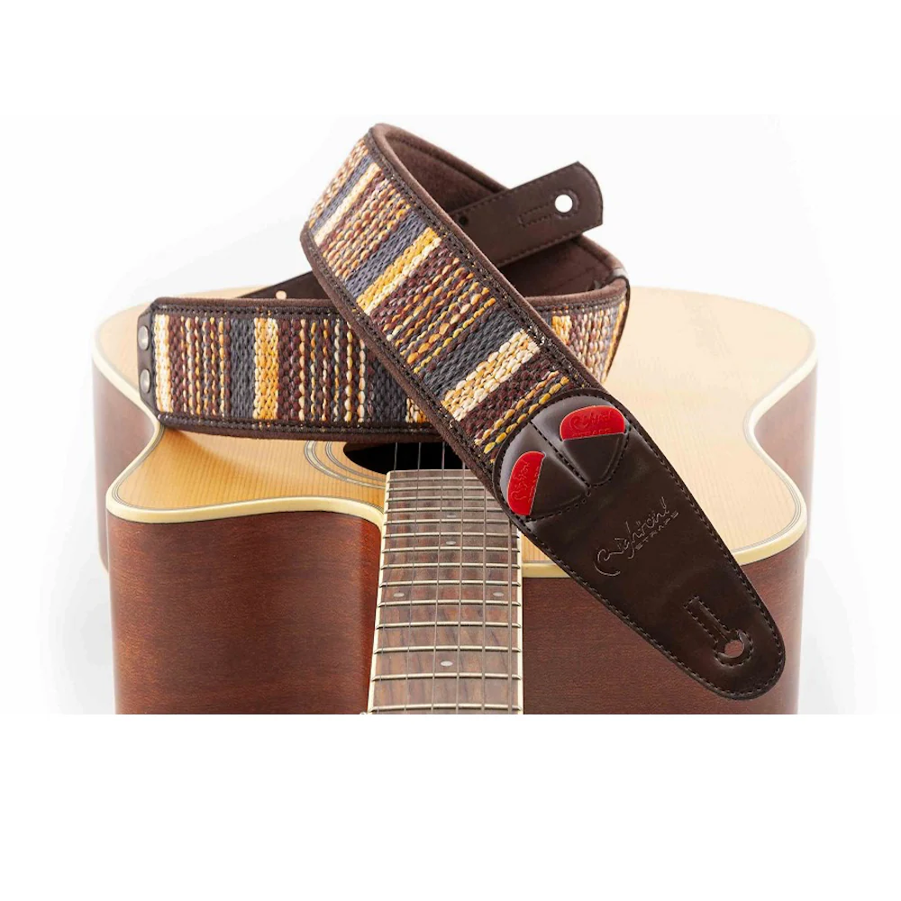 Right On Straps MOJO Maracaibo Brown Guitar Strap