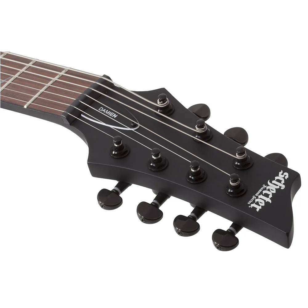 SCHECTER Damien 7 - Satin Black - Image 3