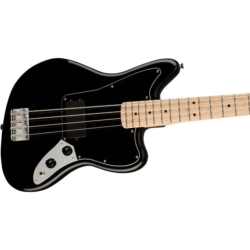 SQUIER Affinity Series Jaguar Bass - Black - Image 3