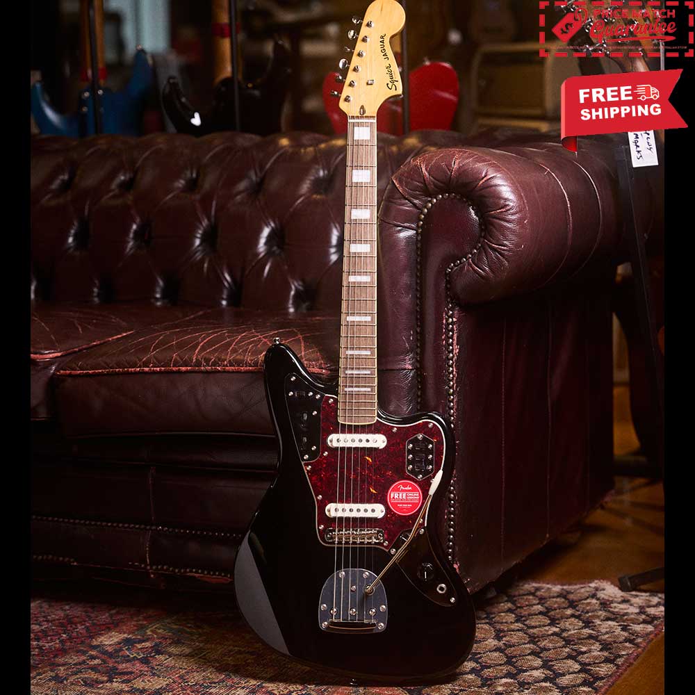 SQUIER Classic Vibe '70s Jaguar - Black - Image 2