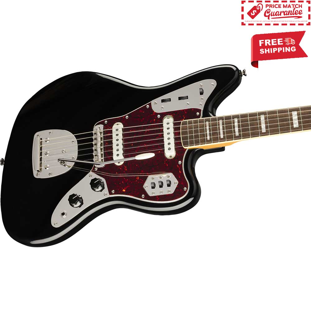 SQUIER Classic Vibe '70s Jaguar - Black - Image 8