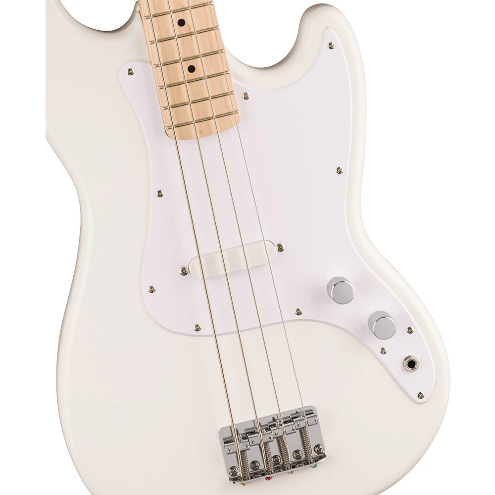 SQUIER Sonic Bronco Bass - White - Image 4